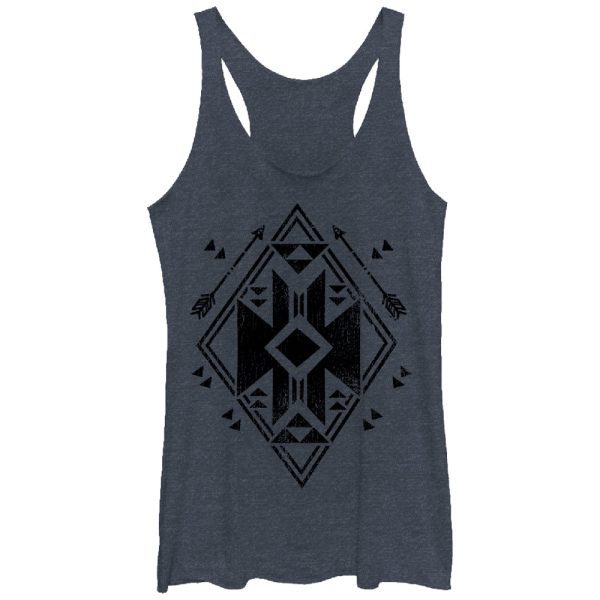 Women_s Lost Gods Geometric Arrow Racerback Tank Top