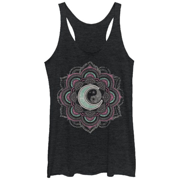 Women_s Lost Gods Geometric Moon Racerback Tank Top