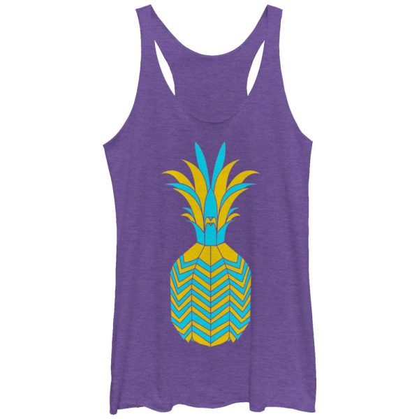 Women_s Lost Gods Geometric Pineapple Racerback Tank Top