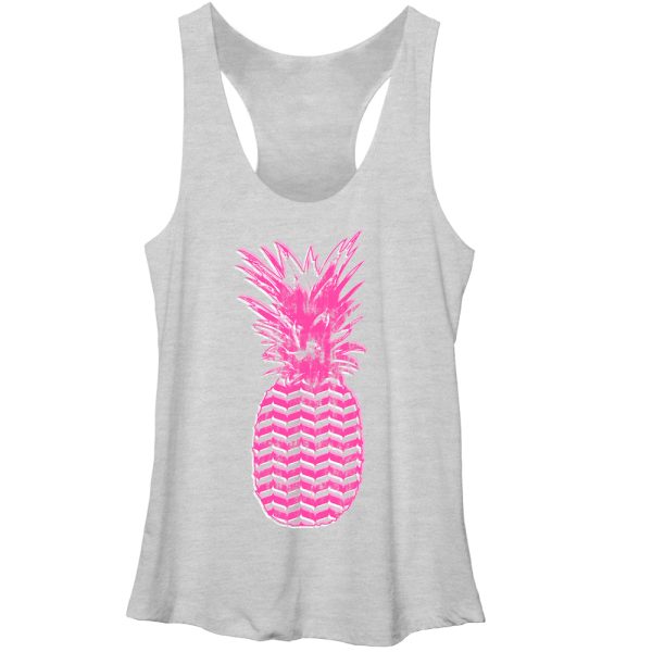 Women_s Lost Gods Geometric Print Pineapple Racerback Tank Top