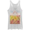 Women_s Lost Gods Geometric Print Sunflowers Racerback Tank Top