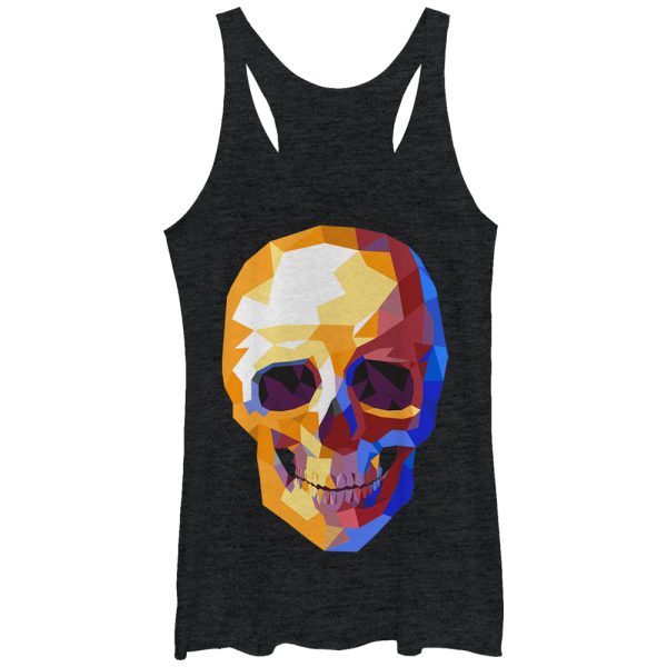 Women_s Lost Gods Geometric Skull Racerback Tank Top