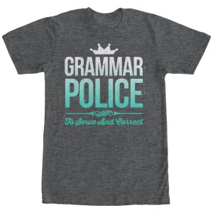 Women_s Lost Gods Grammar Police Boyfriend Tee