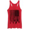 Women_s Lost Gods Guitar American Flag Racerback Tank Top