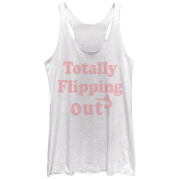 Women_s Lost Gods Gymnastics Totally Flipping Out Racerback Tank Top