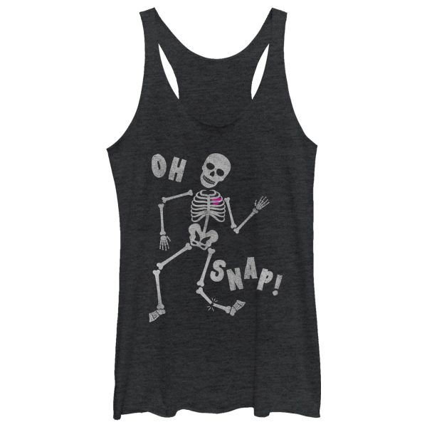 Women_s Lost Gods Halloween Oh Snap Racerback Tank Top