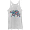 Women_s Lost Gods Hawaiian Print Bear Racerback Tank Top