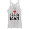 Women_s Lost Gods He_s My Man Racerback Tank Top