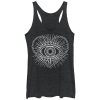 Women_s Lost Gods Heart Eye Racerback Tank Top
