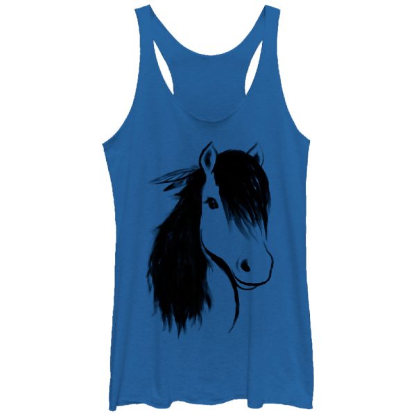 Women_s Lost Gods Horse Mane Racerback Tank Top