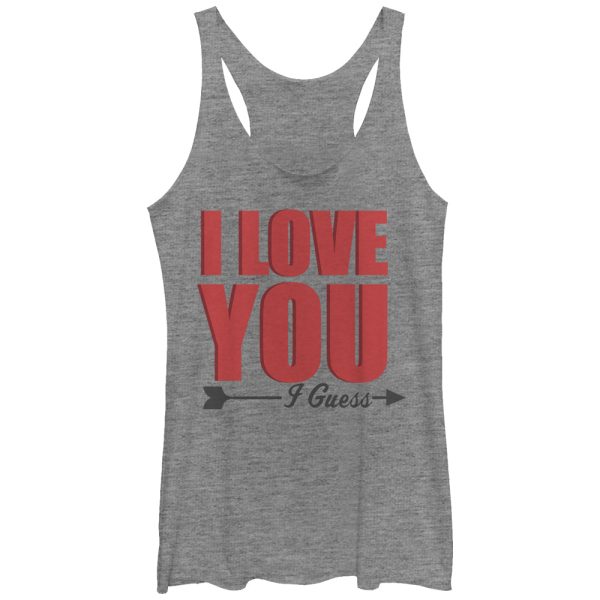 Women_s Lost Gods I Love You I Guess Racerback Tank Top