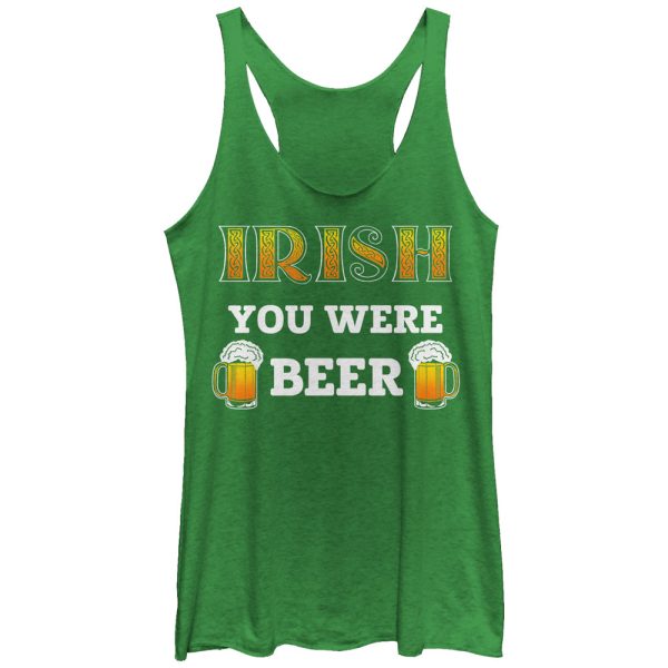 Women_s Lost Gods Irish You Were Celtic Racerback Tank Top