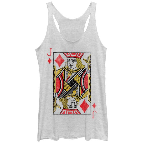 Women_s Lost Gods Jack of Diamonds Racerback Tank Top