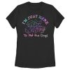 Women_s Lost Gods Just Here to Pet Dogs T-Shirt