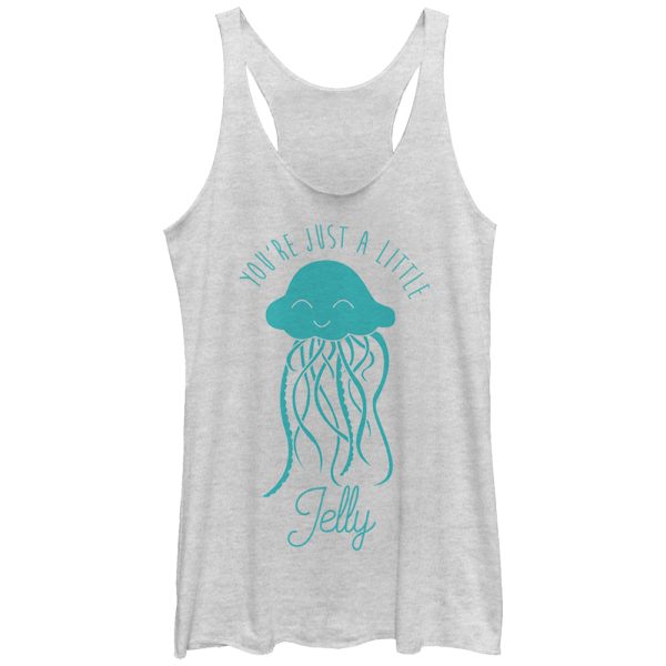 Women_s Lost Gods Just a Little Jellyfish Racerback Tank Top