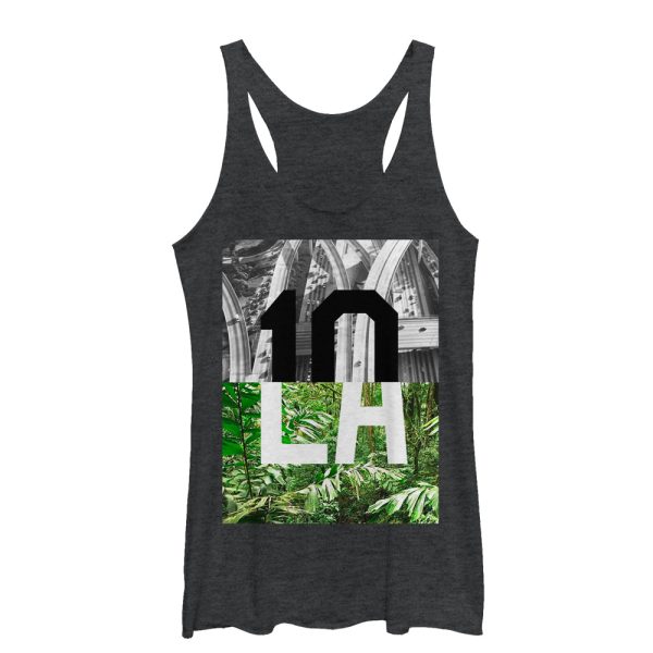 Women_s Lost Gods LA Contrast Racerback Tank Top