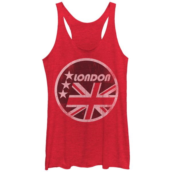 Women_s Lost Gods London Union Jack Stars Racerback Tank Top