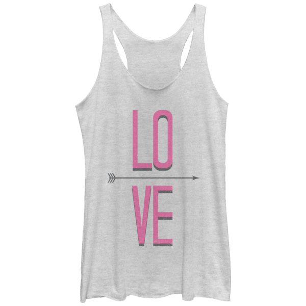 Women_s Lost Gods Love Arrow Racerback Tank Top