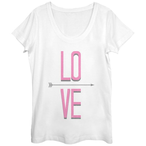 Women_s Lost Gods Love Arrow Scoop Neck