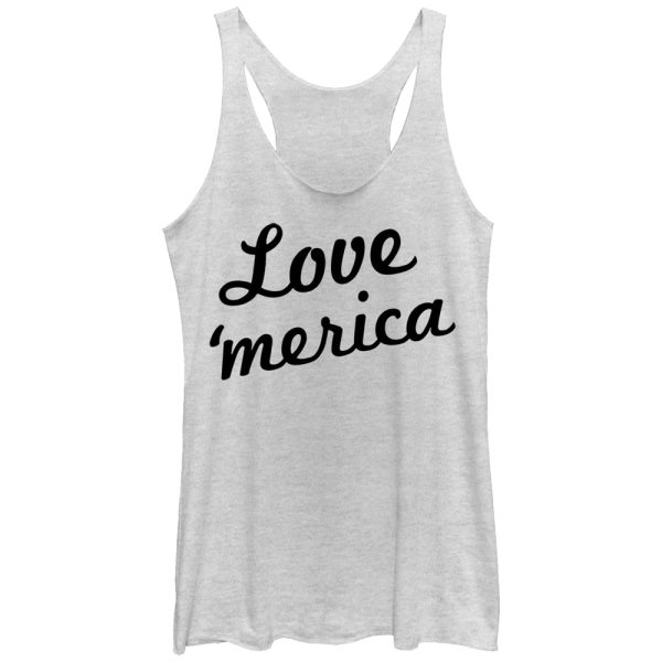 Women_s Lost Gods Love Merica Racerback Tank Top