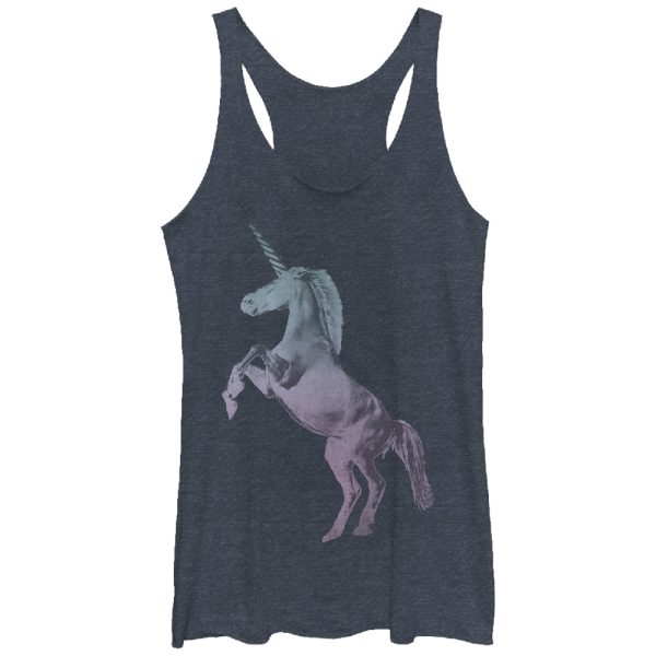 Women_s Lost Gods Majestic Unicorn Racerback Tank Top