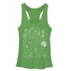Women_s Lost Gods Map of Ireland Racerback Tank Top
