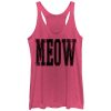 Women_s Lost Gods Meow Racerback Tank Top