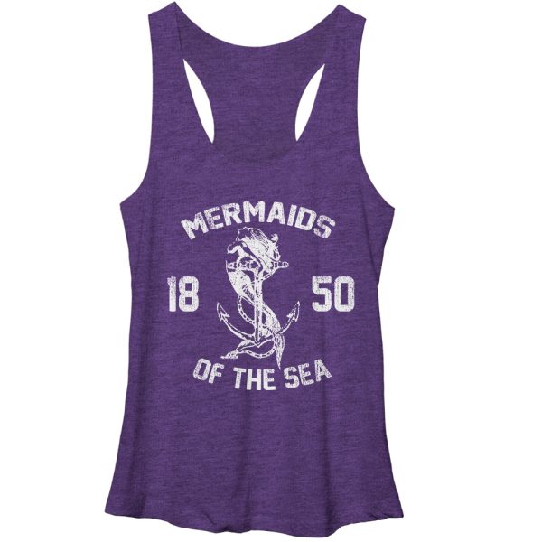 Women_s Lost Gods Mermaids of the Sea Racerback Tank Top