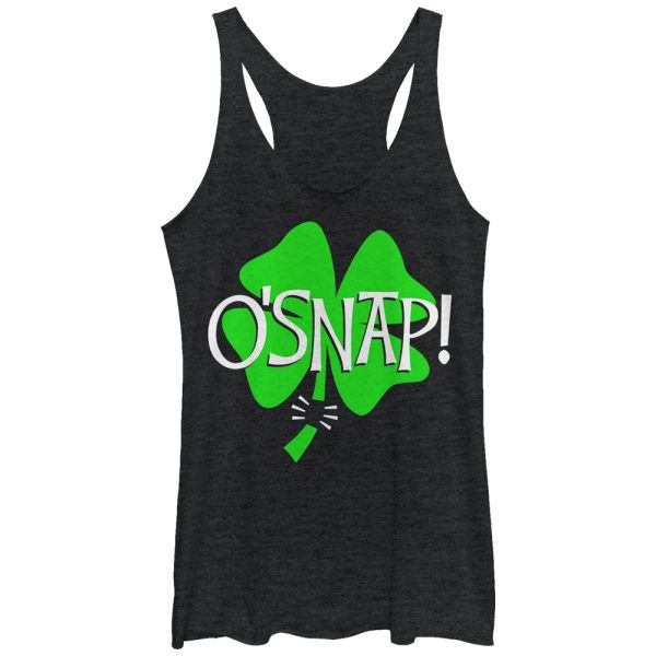 Women_s Lost Gods O_Snap Lucky Clover Racerback Tank Top