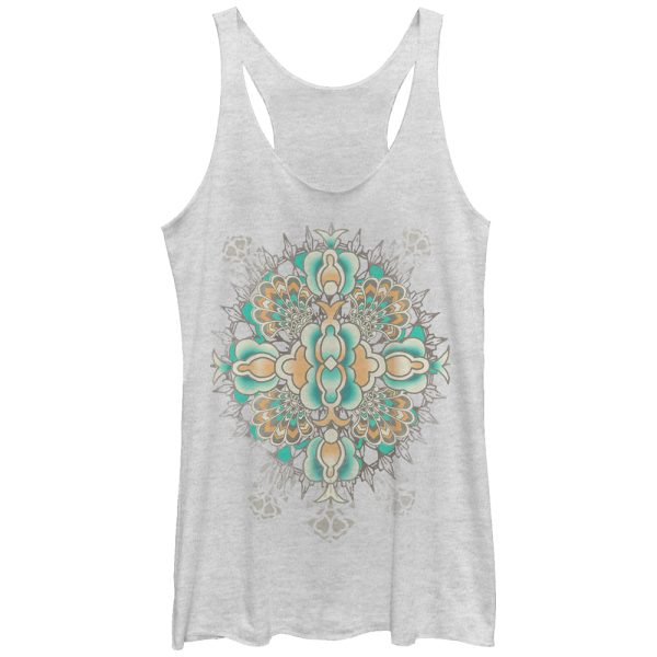 Women_s Lost Gods Ornate Mandala Racerback Tank Top