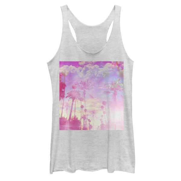 Women_s Lost Gods Palm Tree Sky Racerback Tank Top