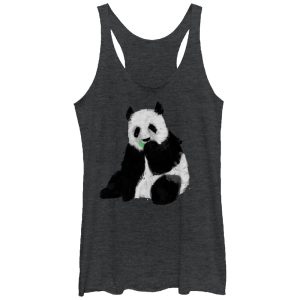 Women_s Lost Gods Panda Bear Racerback Tank Top