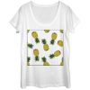 Women_s Lost Gods Pineapple Pattern Scoop Neck