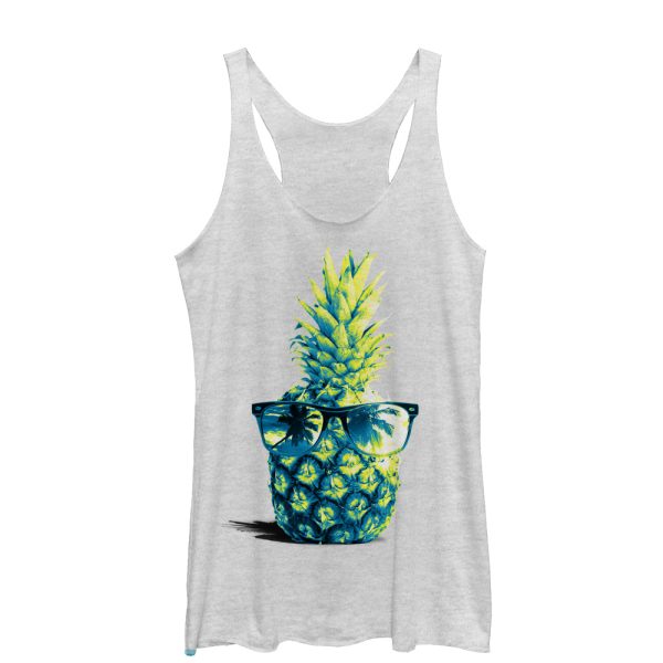 Women_s Lost Gods Pineapple Sunglasses Racerback Tank Top