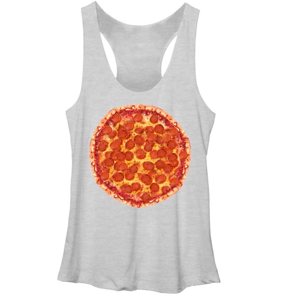 Women_s Lost Gods Pizza is Everything Racerback Tank Top