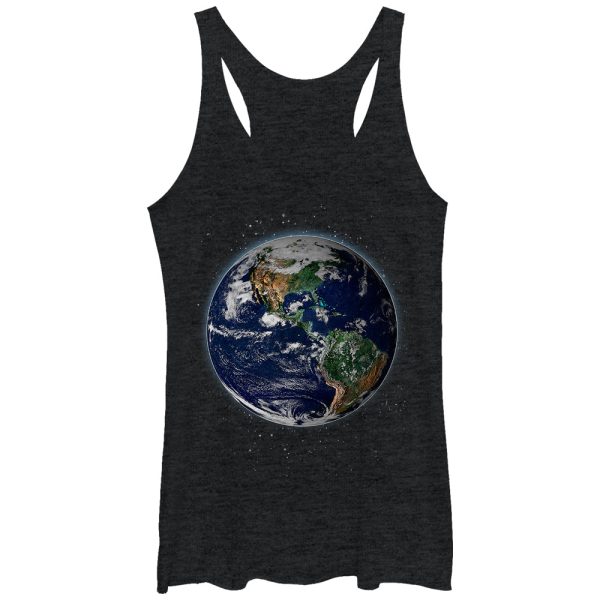 Women_s Lost Gods Planet Earth Racerback Tank Top