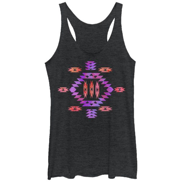 Women_s Lost Gods Pretty Geometric Print Racerback Tank Top