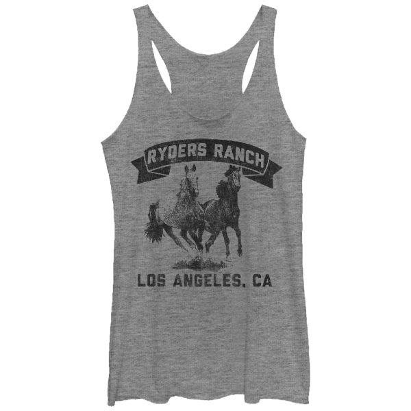 Women_s Lost Gods Ryders Ranch LA California Racerback Tank Top