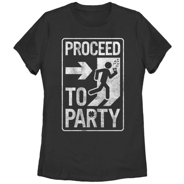 Women_s Lost Gods Saint Patrick_s Day Proceed to Party T-Shirt