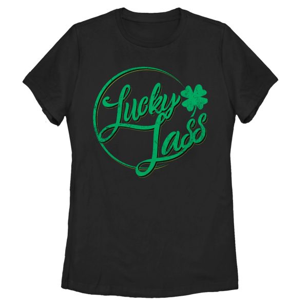 Women_s Lost Gods St. Patrick_s Day Lucky Lassy Circle T-Shirt