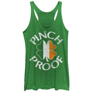 Women_s Lost Gods St. Patrick_s Day Pinch Proof Racerback Tank Top