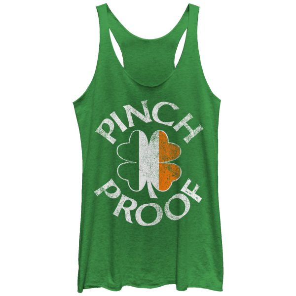 Women_s Lost Gods St. Patrick_s Day Pinch Proof Racerback Tank Top