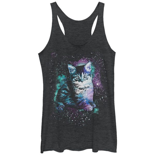 Women_s Lost Gods Star Kitten Racerback Tank Top