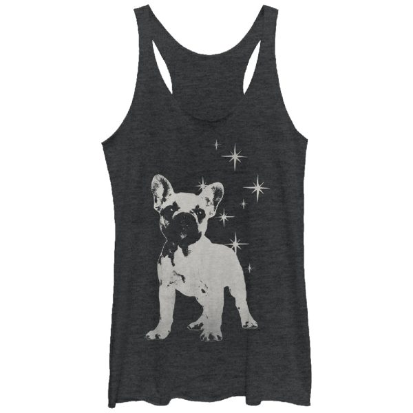 Women_s Lost Gods Star Puppy Dog Racerback Tank Top