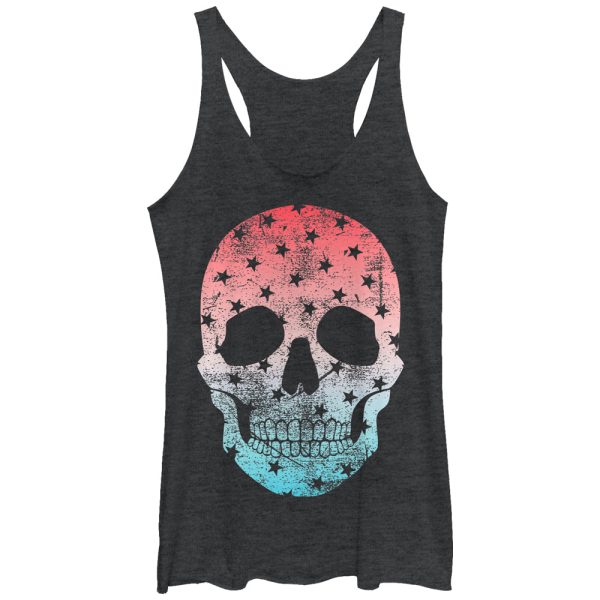 Women_s Lost Gods Star Skull Racerback Tank Top