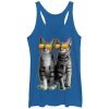 Women_s Lost Gods Sunglasses Cats Racerback Tank Top
