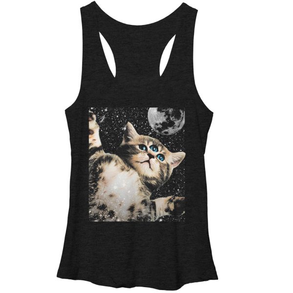 Women_s Lost Gods Third Eye Kitten Racerback Tank Top