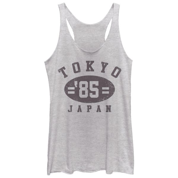 Women_s Lost Gods Tokyo Japan 85 Racerback Tank Top