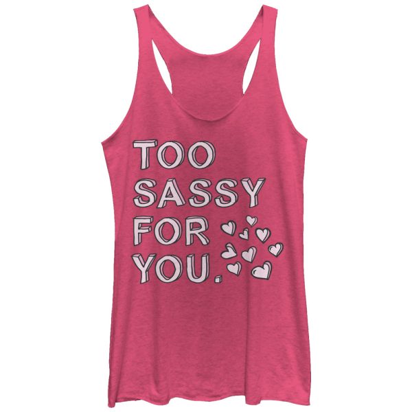 Women_s Lost Gods Too Sassy for You Racerback Tank Top