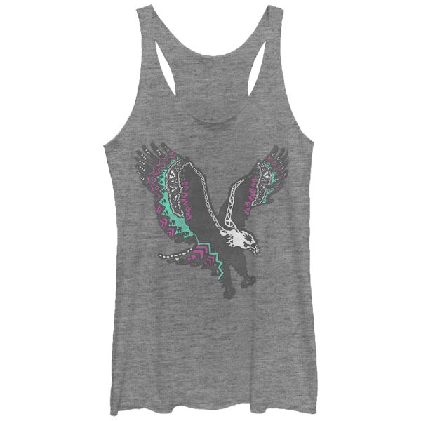 Women_s Lost Gods Tribal Print Eagle Racerback Tank Top